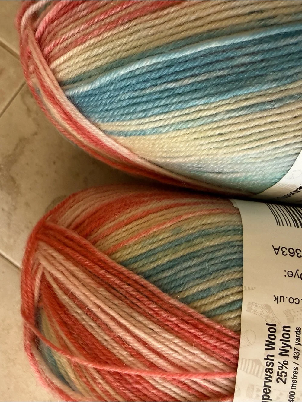 Stylecraft All Stars Multicolor Baby Yarn - Pastel Rainbow